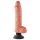 King Cock - dildo imukupilla ja vibraattorilla - 25 cm - luonnonväri