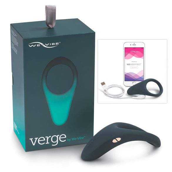 We-Vibe Verge - ladattava, värisevä penisrengas (harmaa)