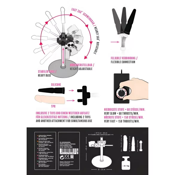 You2Toys - Big Bang Penetrator - verkkokäyttöinen seksikone