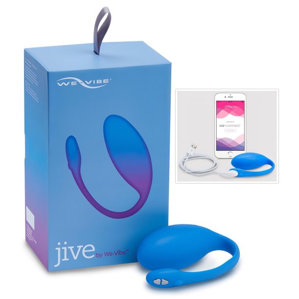 We-Vibe Jive - ladattava älykäs vibraattorimuna (sininen)