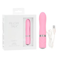 Pillow Talk Flirty - ladattava sauvavibraattori - pinkki