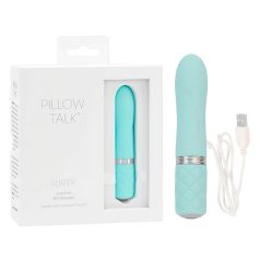 Pillow Talk Flirty - ladattava vibraattori - turkoosi