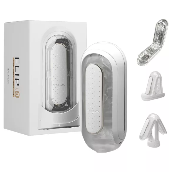 TENGA Flip Zero - vibraattorimasturbaattori - valkoinen