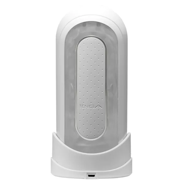 TENGA Flip Zero - vibraattorimasturbaattori - valkoinen