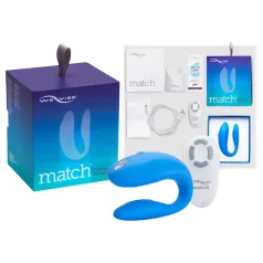   We-Vibe Match - parivibraattori - vedenpitävä, ladattava - sininen