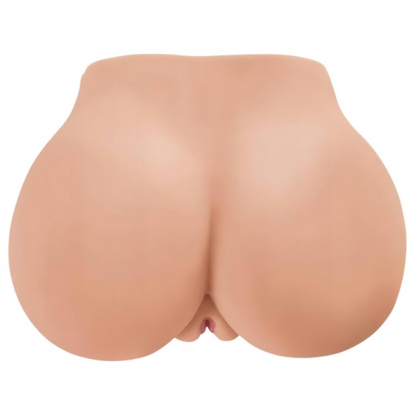 Interactive Fuck Me Silly - värisevä pillu masturbaattori - silikoninen, vaalea