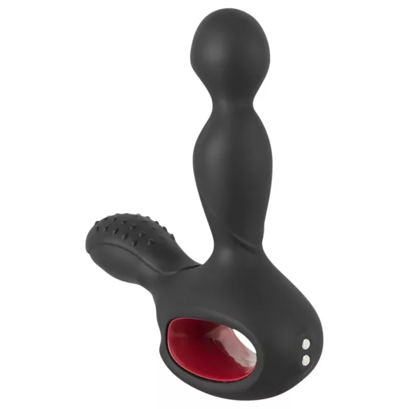 You2Toys - prostatahierontavibraattori - pyörivä lämmitettävä - musta