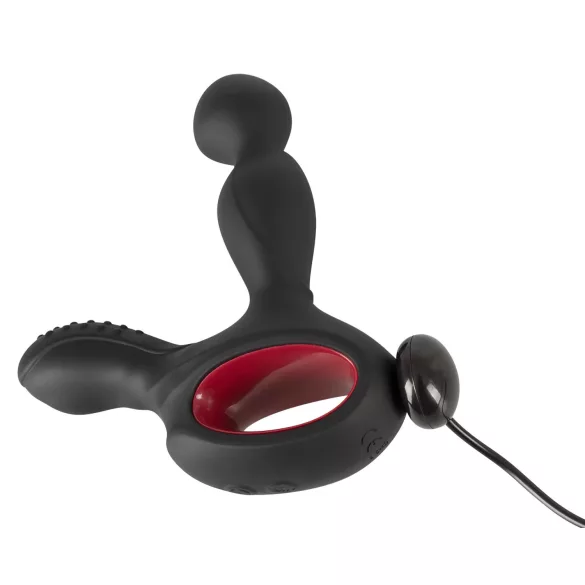 You2Toys - prostatahierontavibraattori - pyörivä lämmitettävä - musta