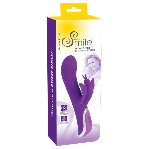 SMILE Pyörivä Turbo - klitoriksen vibramainen hierontalaite (violetti)