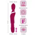 Javida Thrusting - 3-in-1 hierontavibraattori (punainen)