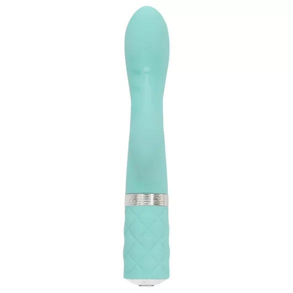 Pillow Talk Kinky - ladattava, 2-moottorinen G-pistevibraattori (turkoosi)