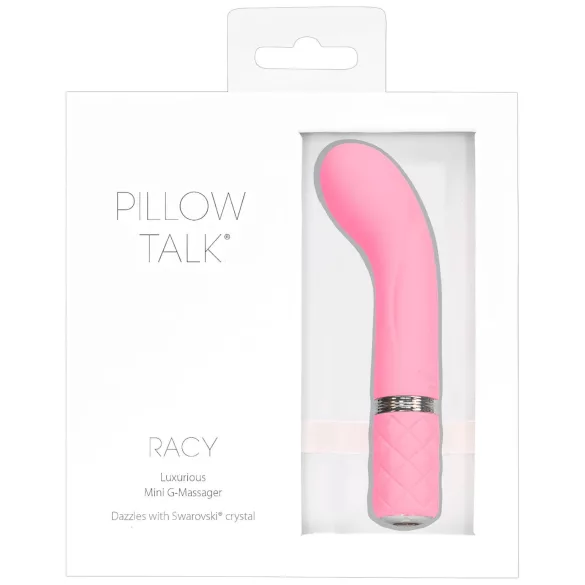 Pillow Talk Racy - ladattava, kapea G-pistevibraattori (pinkki)