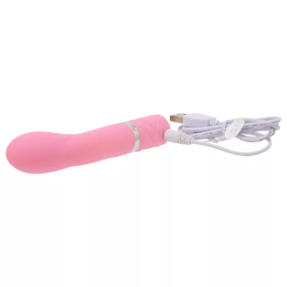 Pillow Talk Racy - ladattava, kapea G-pistevibraattori (pinkki)