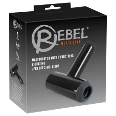   Rebel - akkukäyttöinen liikkuva vibraattorimasturbaattori - musta