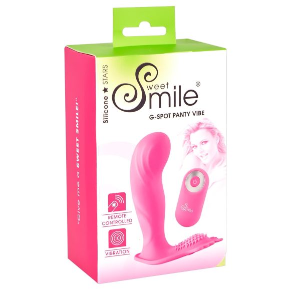 SMILE G-Spot Pikkuhousuvibraattori - ladattava, kaukosäädettävä (pinkki)