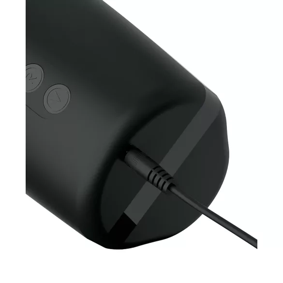 PDX Elite Moto Bator 2 - miesten masturbaattori - imutoiminto, liike - musta