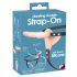 You2Toys - Strap-on tupladildo vibraattori - iho