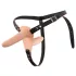 You2Toys - Strap-On - kiinnitettävä kaksiosainen vibraattori (ihonvärinen)