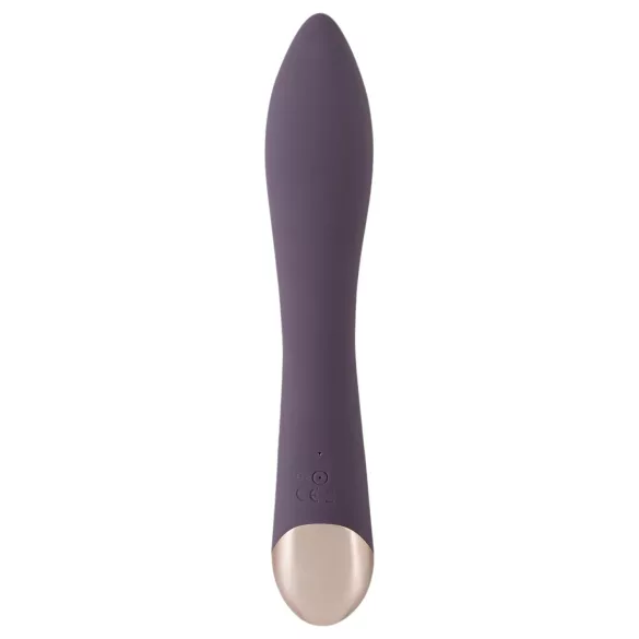 Javida - vedenkestävä vibraattori klitorisimullaattorilla - violetti