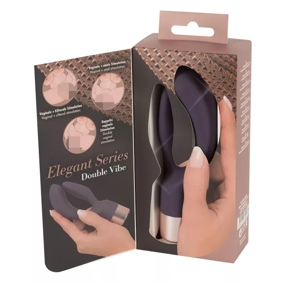 You2Toys Elegant Double - vibraattori klitoriskiihottimella