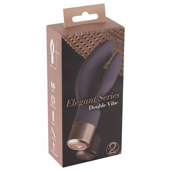 You2Toys Elegant Double - vibraattori klitoriskiihottimella