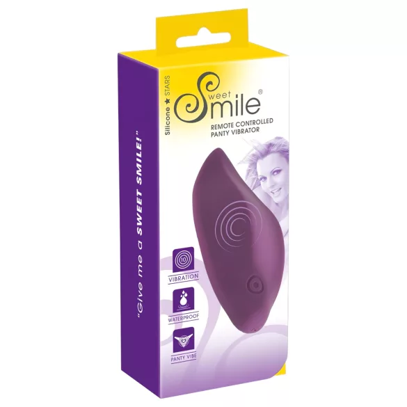 SMILE Panty - puettava, langaton akullinen vibraattoripikkuhousu (liila)