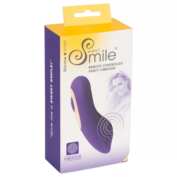 SMILE - ladattava kaukosäädettävä klitoriskiihotin - violetti