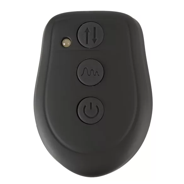 You2Toys - kauko-ohjattava työntävä vibraattori - ladattava - musta
