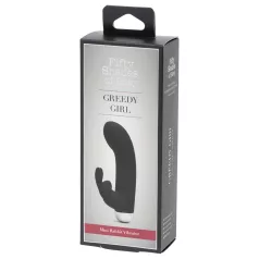   Greyn harmaa Greedy Girl - pupunkorvainen G-pistevibraattori (musta)