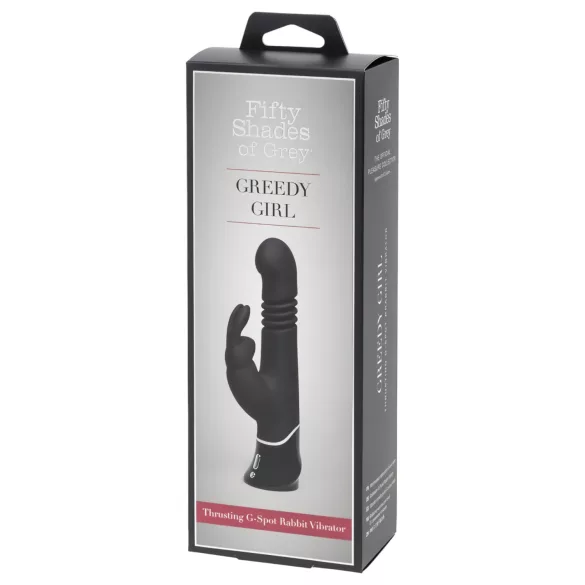 Fifty Shades of Grey Greedy Girl - jänisvibraattori - musta