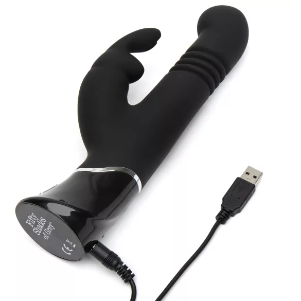 Fifty Shades of Grey Greedy Girl - jänisvibraattori - musta