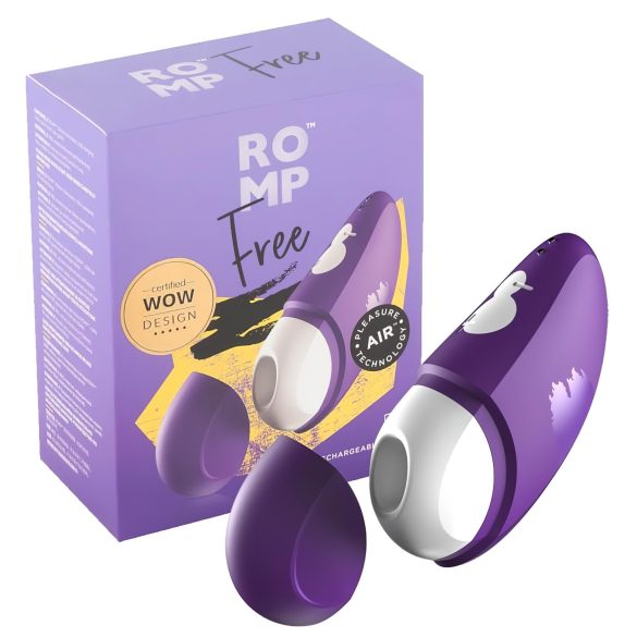 ROMP Free - vedenkestävä ilmapulsaattorivibraattori (violetti)