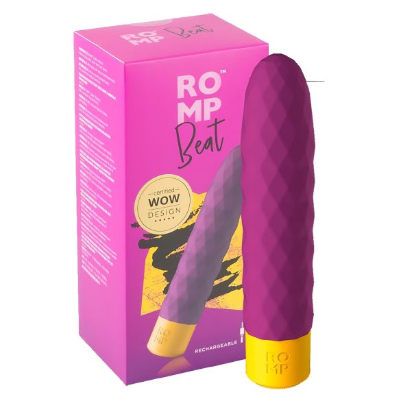 ROMP Beat - ladattava vedenkestävä vibraattori (lila)