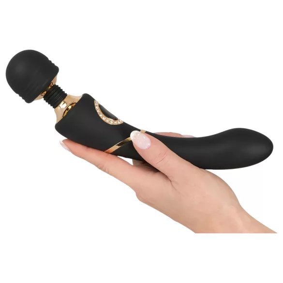 Cleopatra Wand - ladattava vesitiivis hierontavibraattori - musta