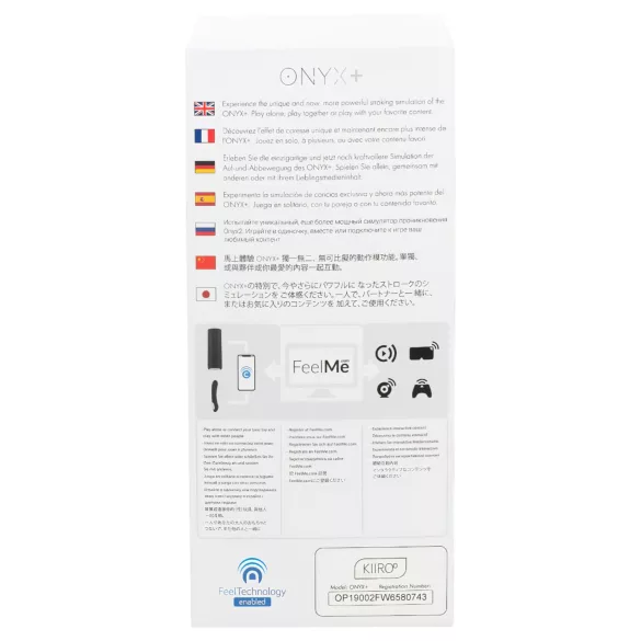 Kiiroo Onyx+ - interaktiivinen masturbaattori - musta