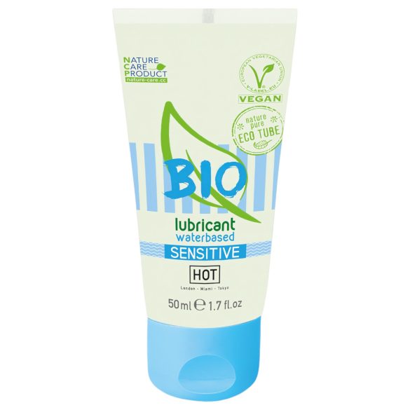 HOT Bio Sensitive - vegaaninen vesipohjainen liukuvoide (50 ml)