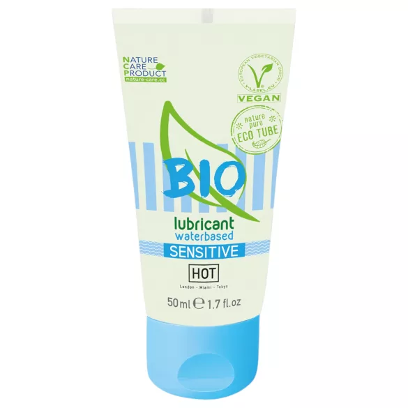 HOT Bio Sensitive - vegaaninen vesipohjainen liukuvoide 50ml