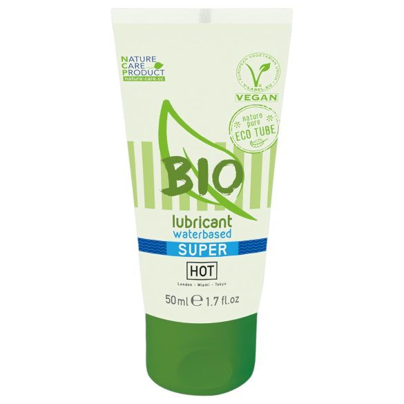 HOT Bio Super - vegaaninen vesipohjainen liukuvoide (50 ml)