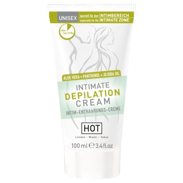 HOT Intimate - intiimi karvanpoistovoide spaattelilla (100 ml)