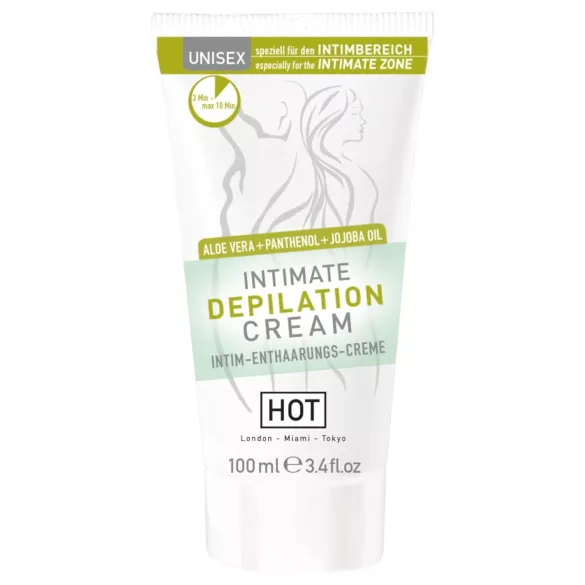 HOT Intimate - intiimialueen karvanpoistovoide spatulalla 100ml