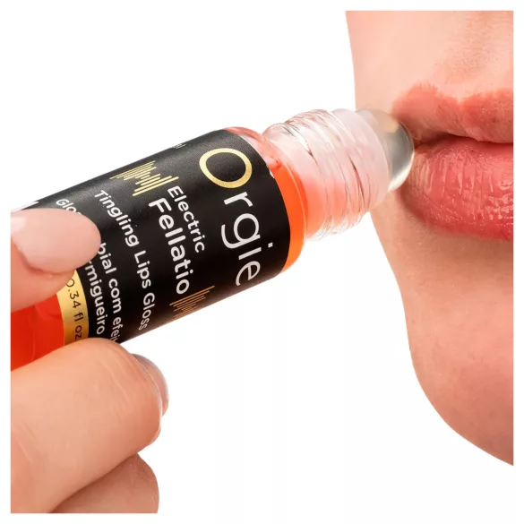 Orgie Electric Fellation - kihelmöivä huulikiilto (10 ml)