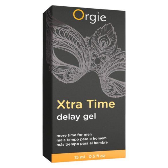 Orgie Xtra Time - Ejakulaation viivästysgeeli miehille (15 ml)