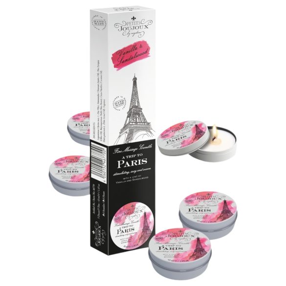 Petits Joujoux Paris - hierontakynttilä - vanilja-santelipuu (5x43ml)