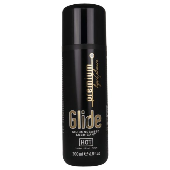 HOT Premium Glide - silikonipohjainen liukuvoide (200 ml)