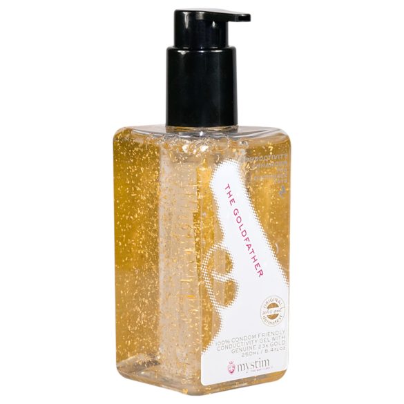 mystim liukuvoide elektro-seksiin - 23k kultaa (250ml)