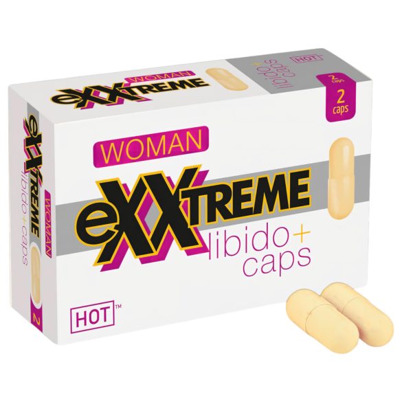 Hot exxtreme - libido kapselit naisille - ravintolisä - 2 kpl