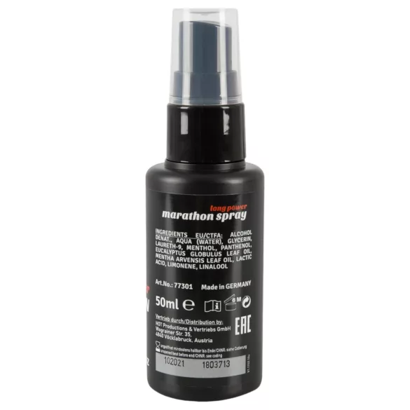 HOT Long Power Marathon - viivästyttävä spray miehille - 50 ml
