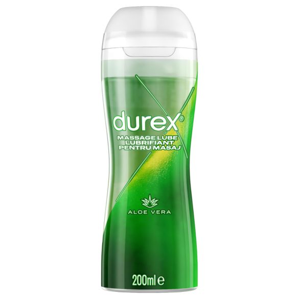 Durex - hierontaöljy ja liukuvoide - aloe vera - 200ml