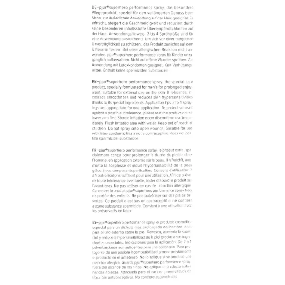Pjur Superhéro Orgasminestoja (20 ml)