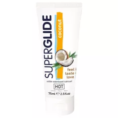 HOT Superglide - syötävä liukuvoide - kookos - 75 ml